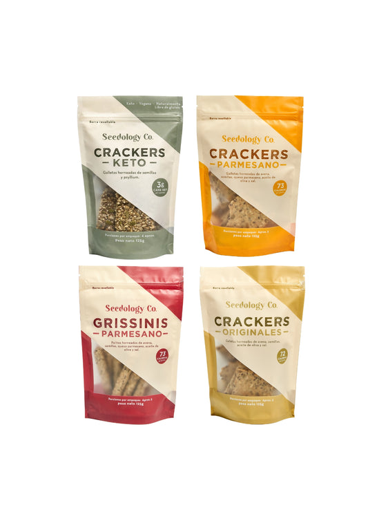 Combo Crackers y Grissinis